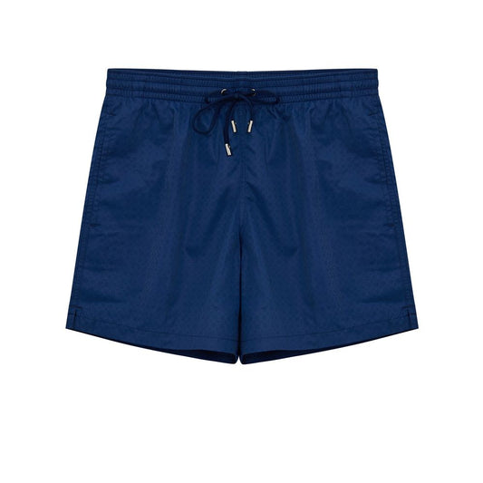 Blue Polyester Swimwear