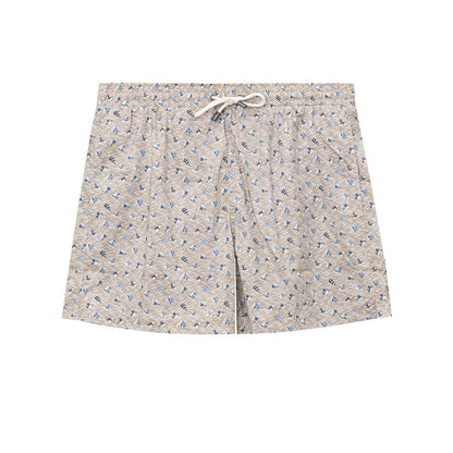 Beige Polyester Swimwear