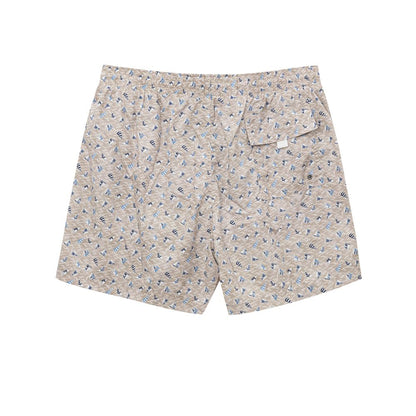 Beige Polyester Swimwear