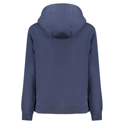 Blue Cotton Women Sweater