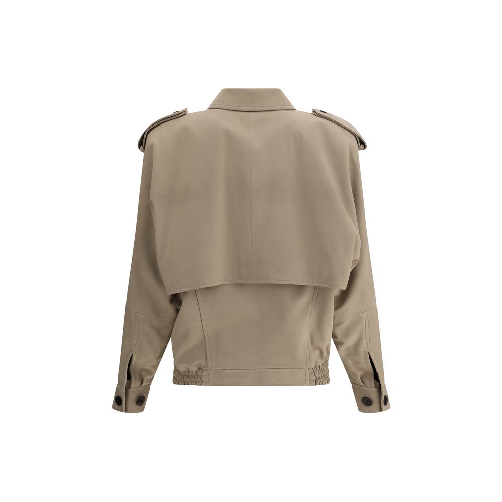 Suede bomber Jacket