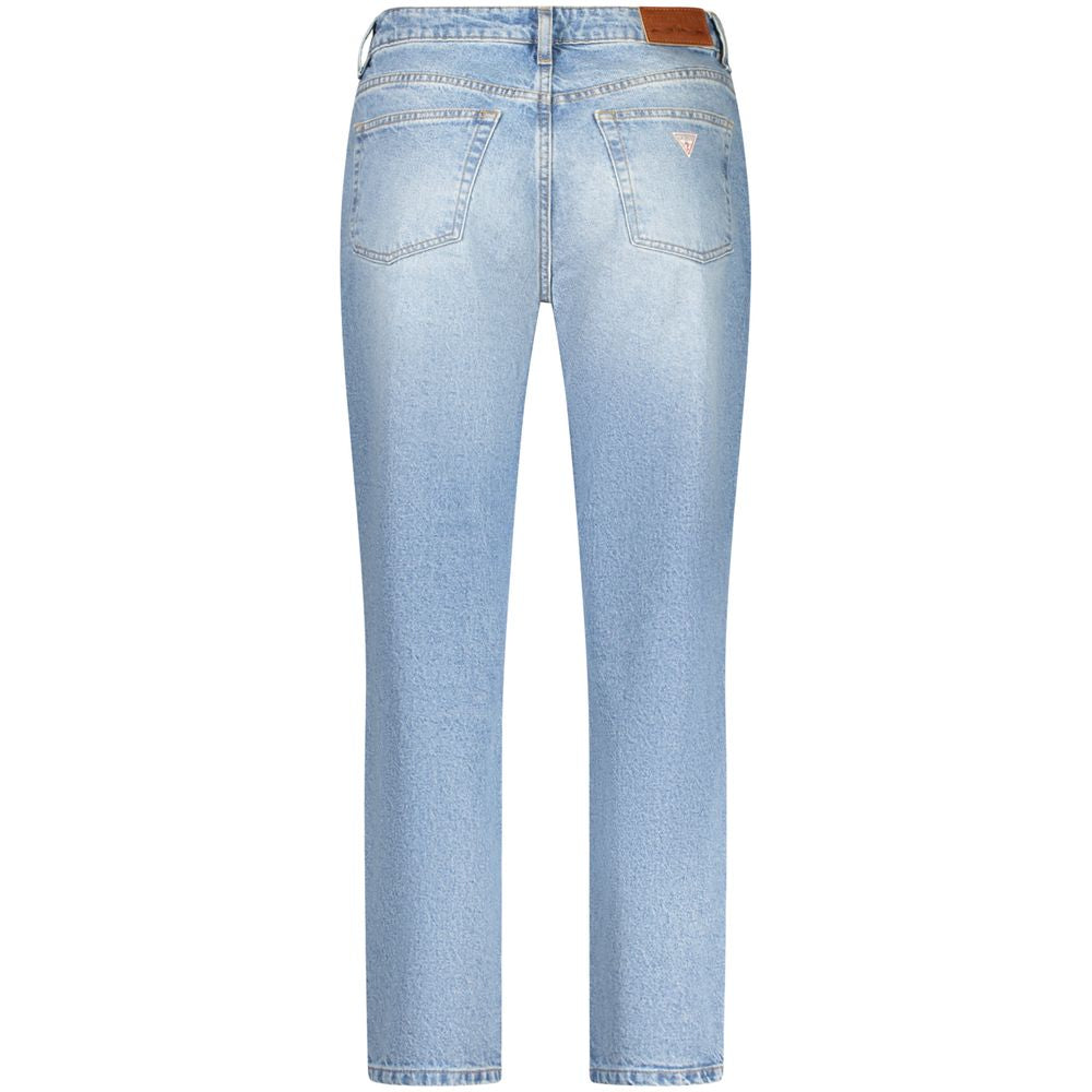 Light Blue Cotton Jeans & Pant