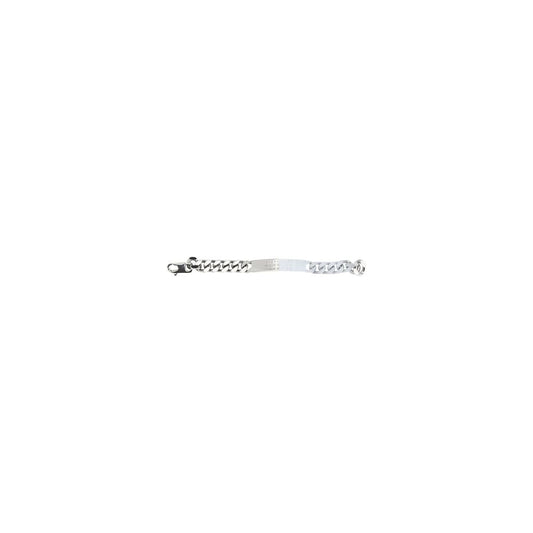 Minimal Logo Id Tag Bracelet