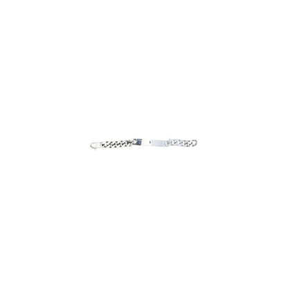 Minimal Logo Id Tag Bracelet