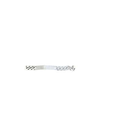 Minimal Logo Id Tag Bracelet
