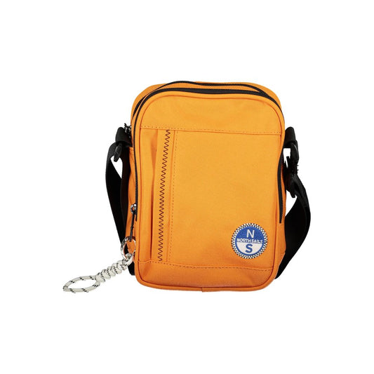 Orange Polyester Shoulder Bag