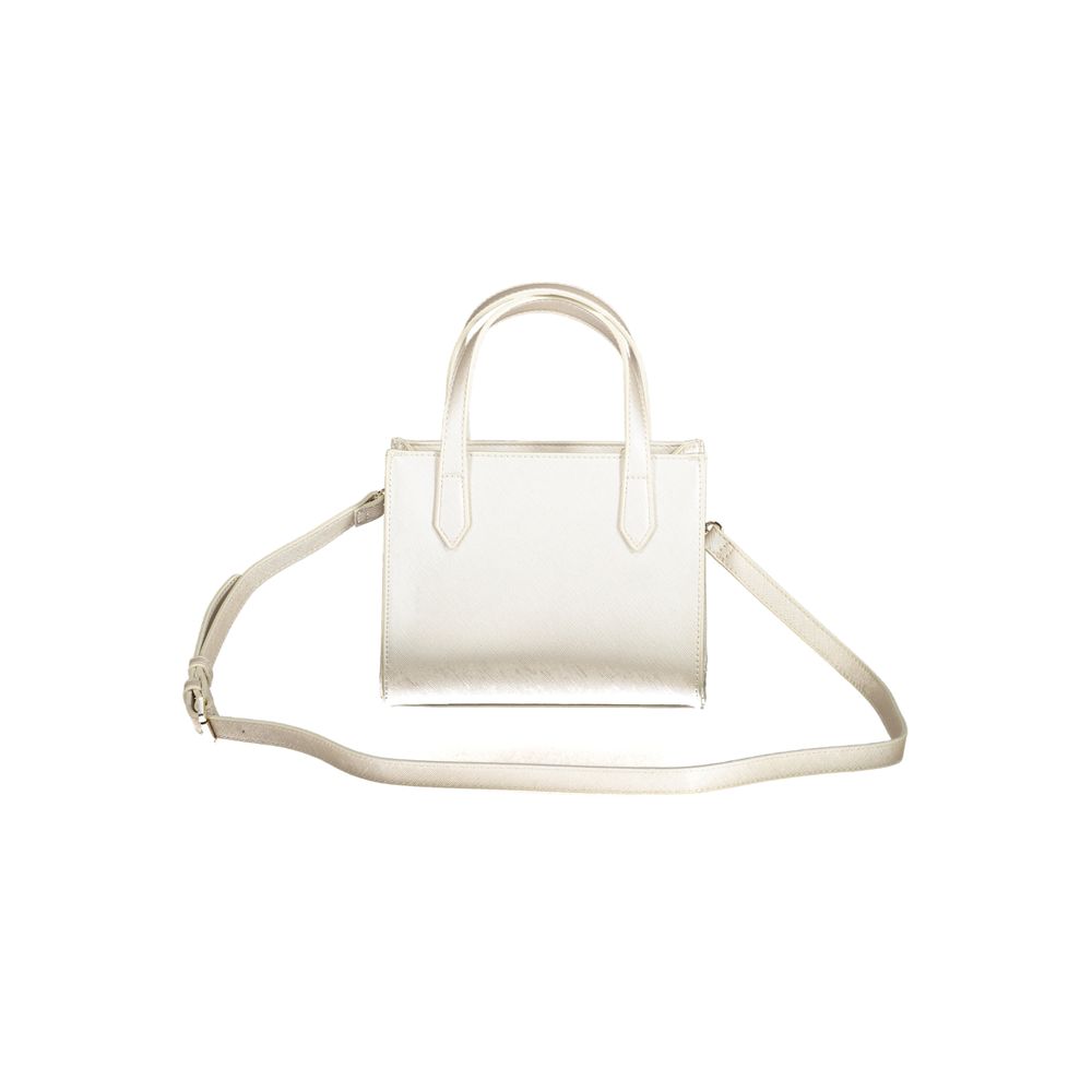 Gray Polyethylene Women Handbag