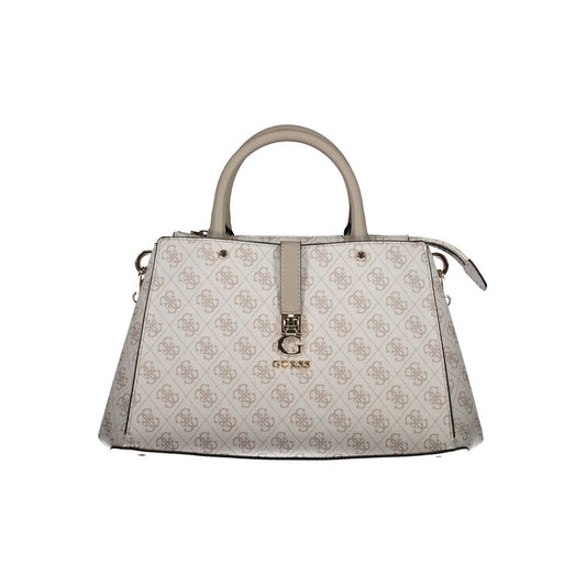 Gray Polyethylene Women Handbag