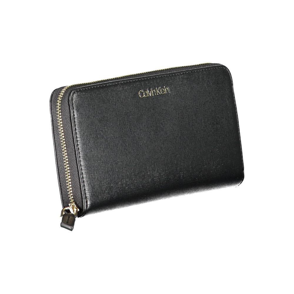 Black Polyethylene Women Wallet