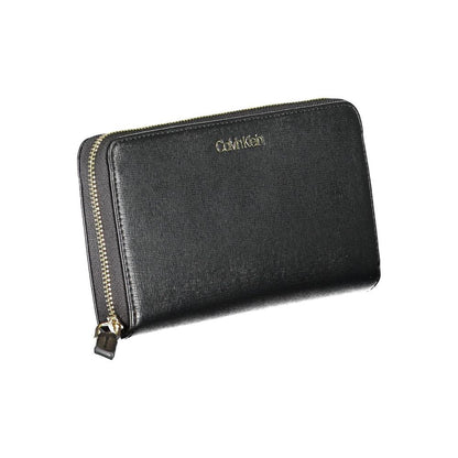 Black Polyethylene Women Wallet