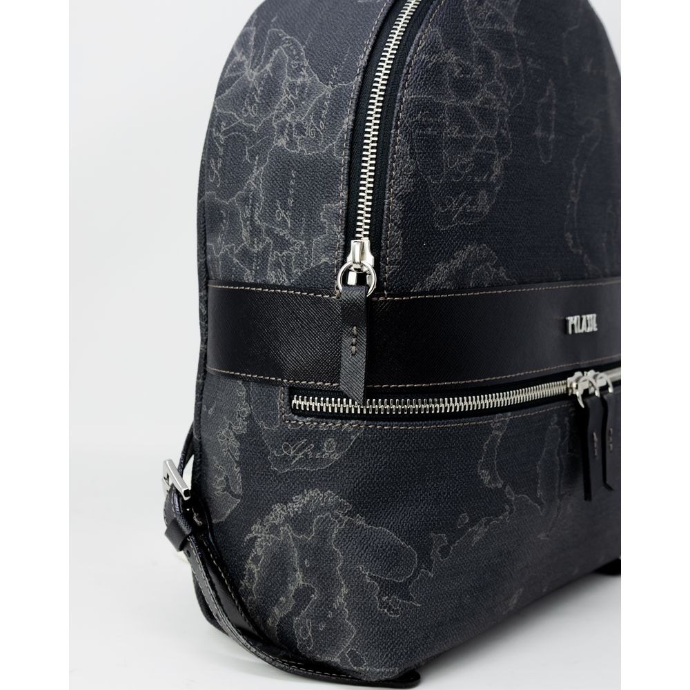 Black Leather Backpack