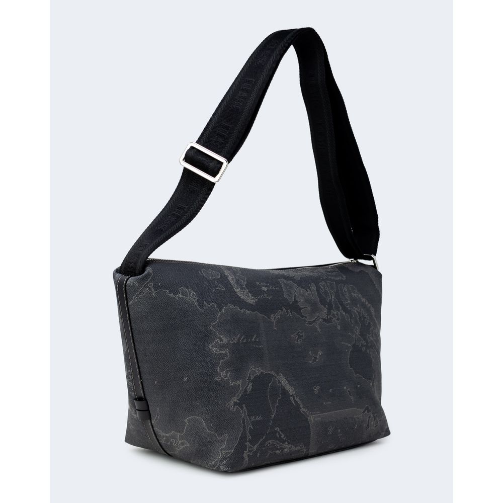 Black Polyester Handbag