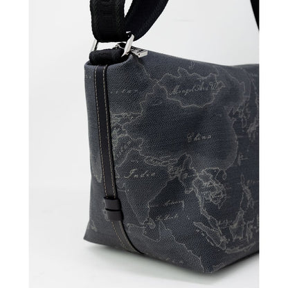 Black Polyester Handbag