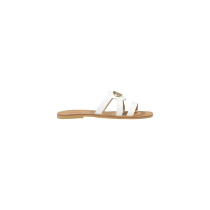 Cream Leather Sandal