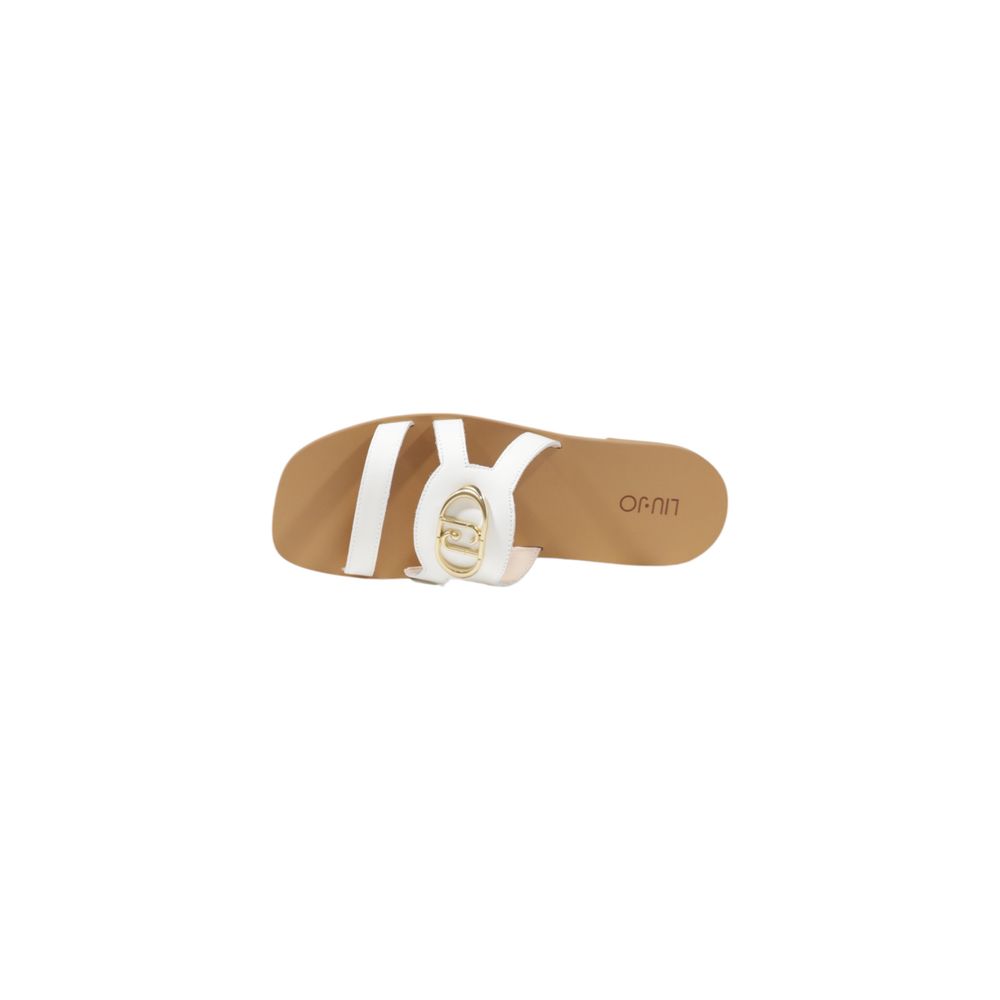 Cream Leather Sandal