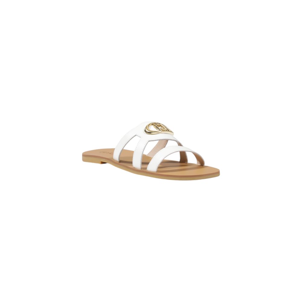 Cream Leather Sandal