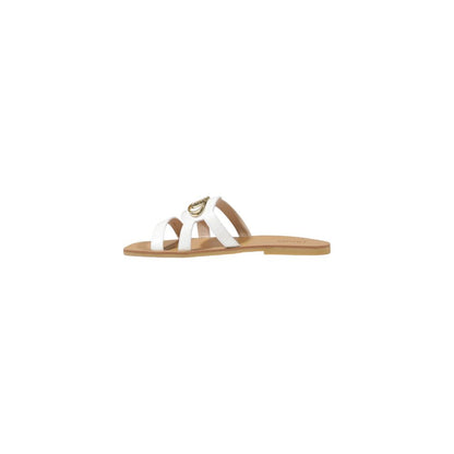 Cream Leather Sandal