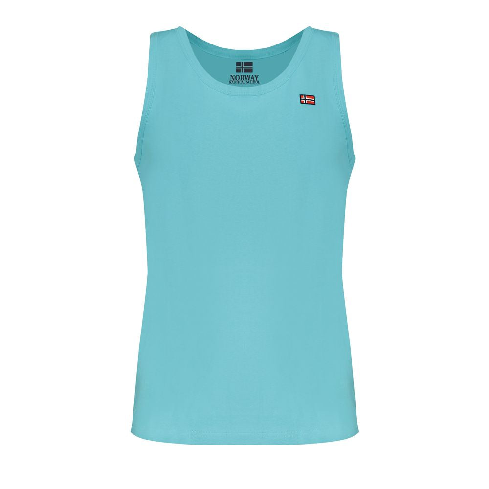 Light Blue Cotton Men Shirt