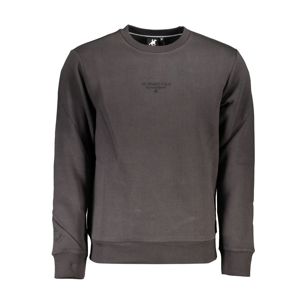Gray Cotton Men Sweater