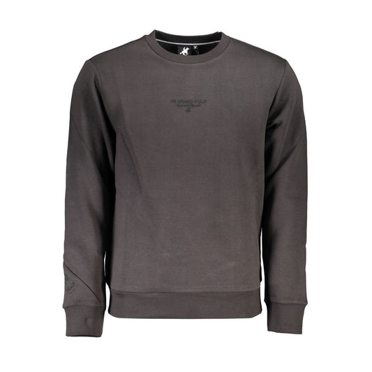 Gray Cotton Men Sweater