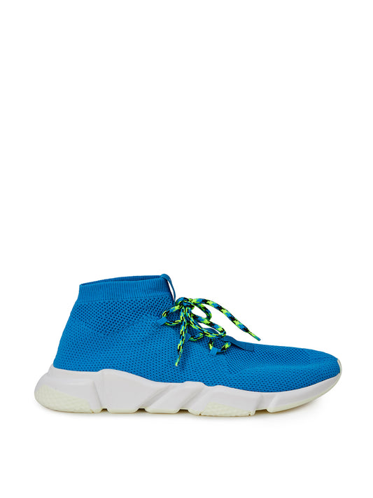 Exquisite blaue Baumwoll-Sneaker für Herren
