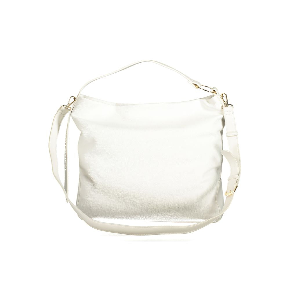 White Polyethylene Women Handbag