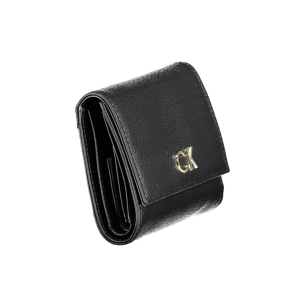 Black Polyethylene Women Wallet