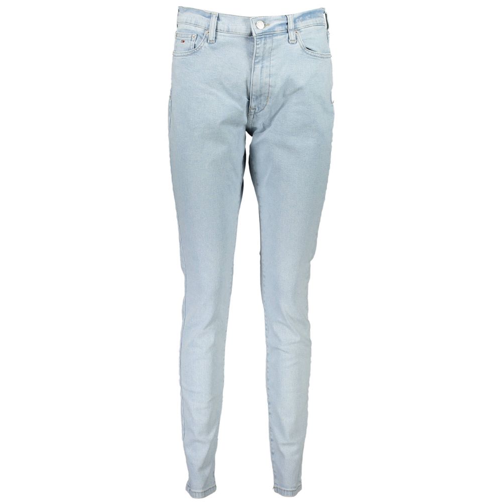 Light Blue Cotton Women Jean