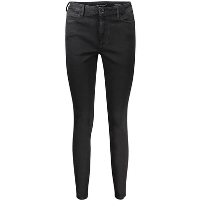 Black Cotton Jeans & Pant