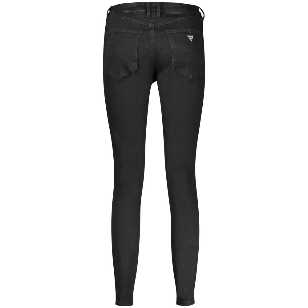 Black Cotton Jeans & Pant