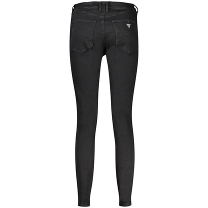 Black Cotton Jeans & Pant