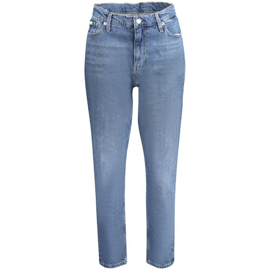 Blue Cotton Jeans & Pant