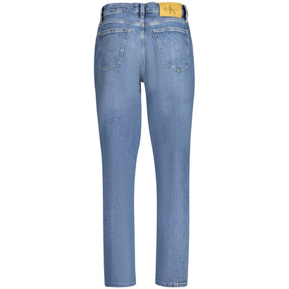 Blue Cotton Jeans & Pant