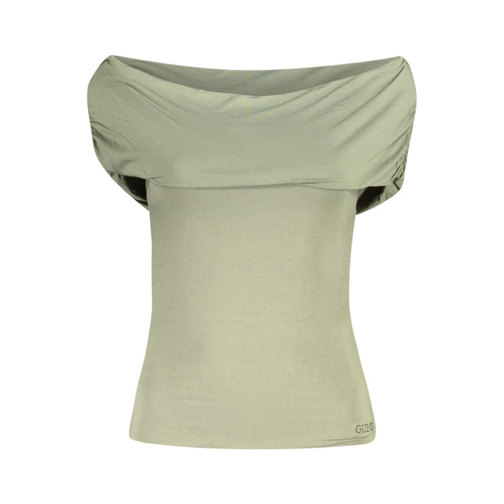 Green Modal Tops & T-Shirt