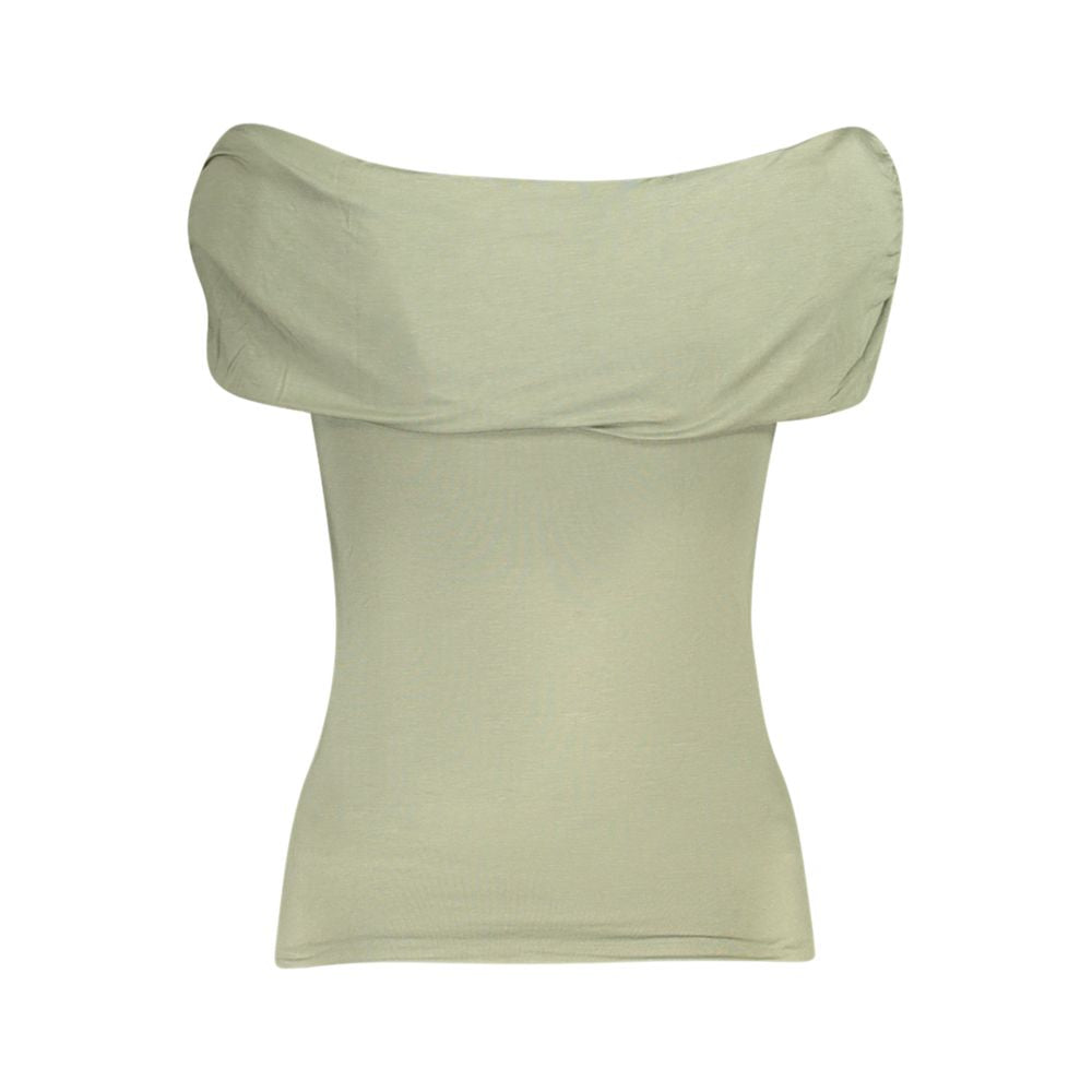 Green Modal Tops & T-Shirt