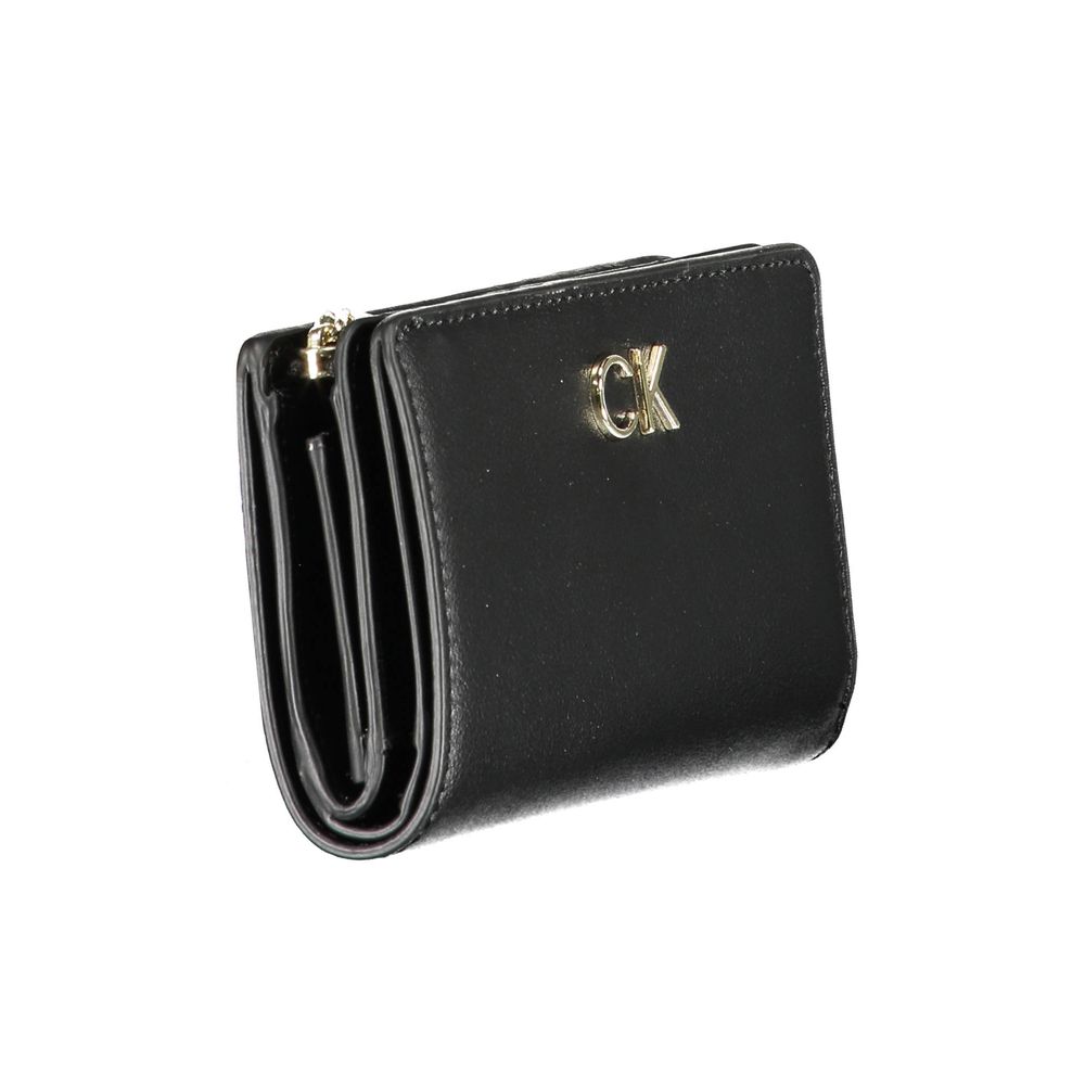 Black Polyethylene Women Wallet