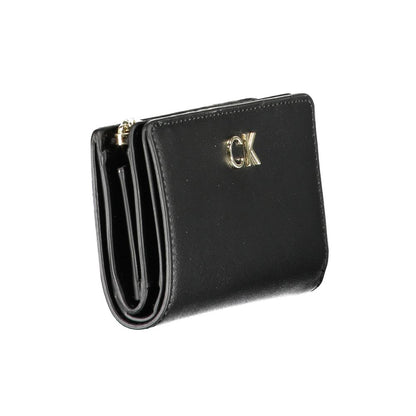 Black Polyethylene Women Wallet