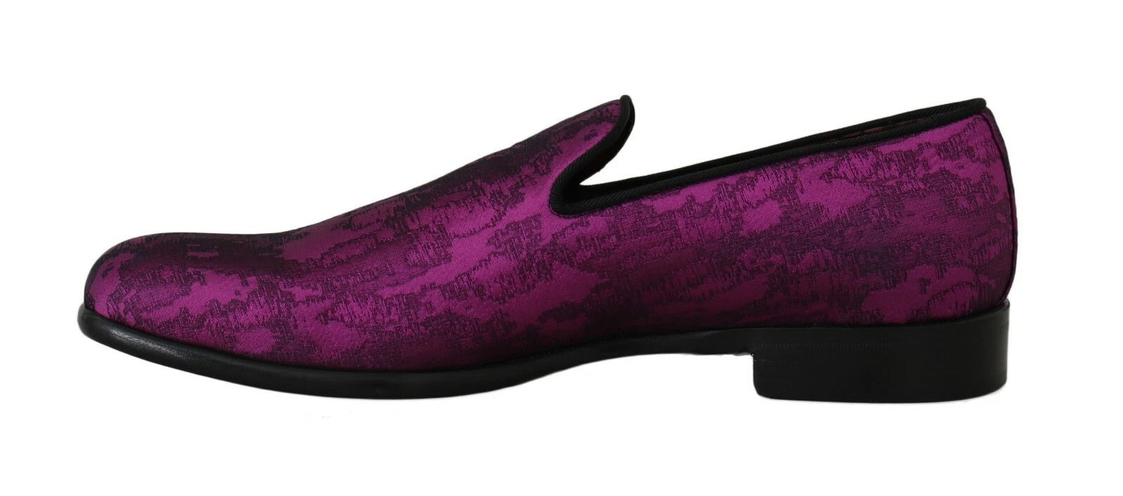 Edle Loafer aus Seiden-Woll-Mix in Lila