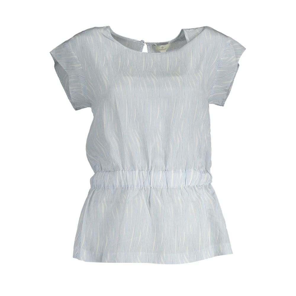 Light Blue Silk Women Top