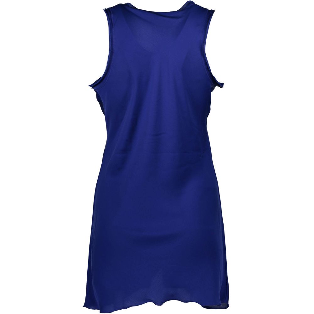 Blue Polyester Women Top