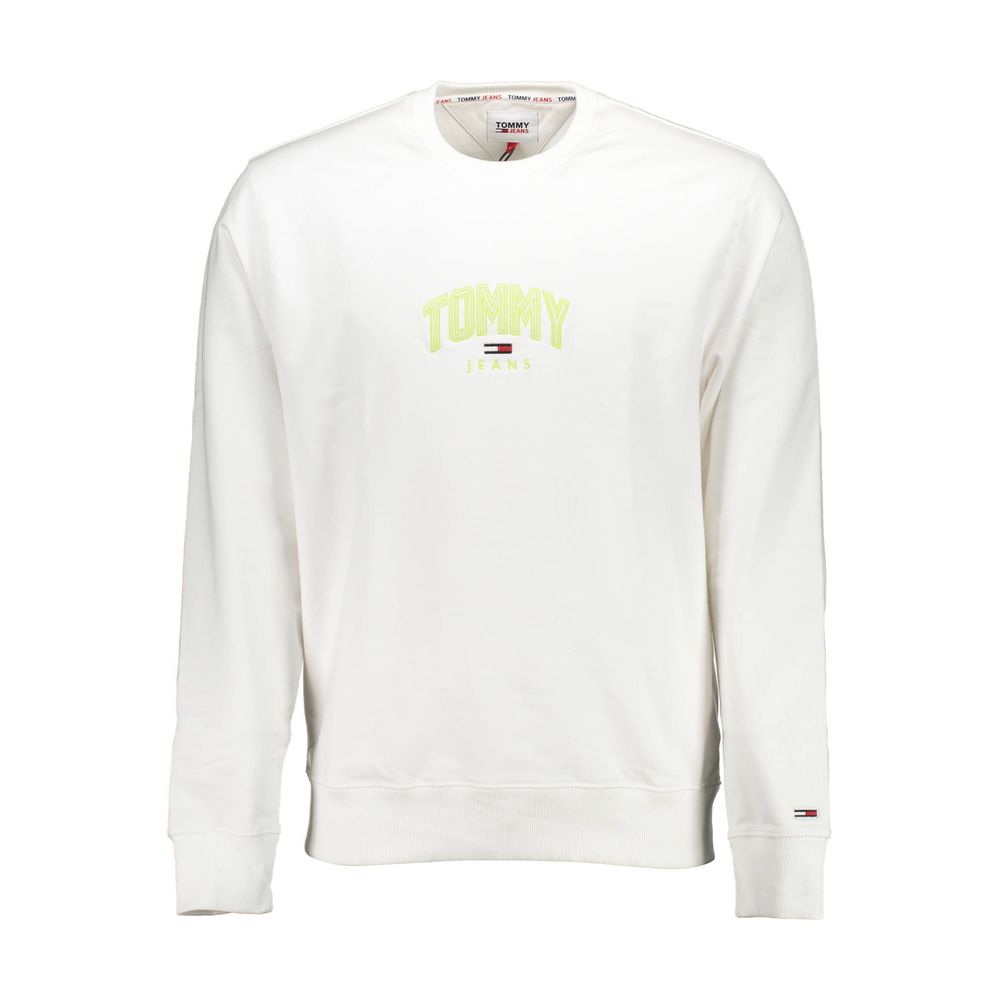 White Cotton Men Sweater