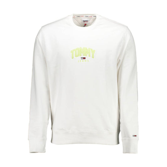 White Cotton Men Sweater