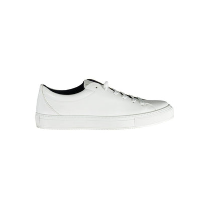 White Synthetic Men Sneaker