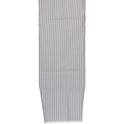 White Cotton Men Scarf