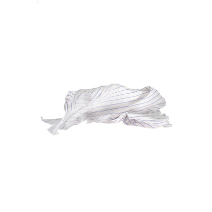 White Cotton Men Scarf