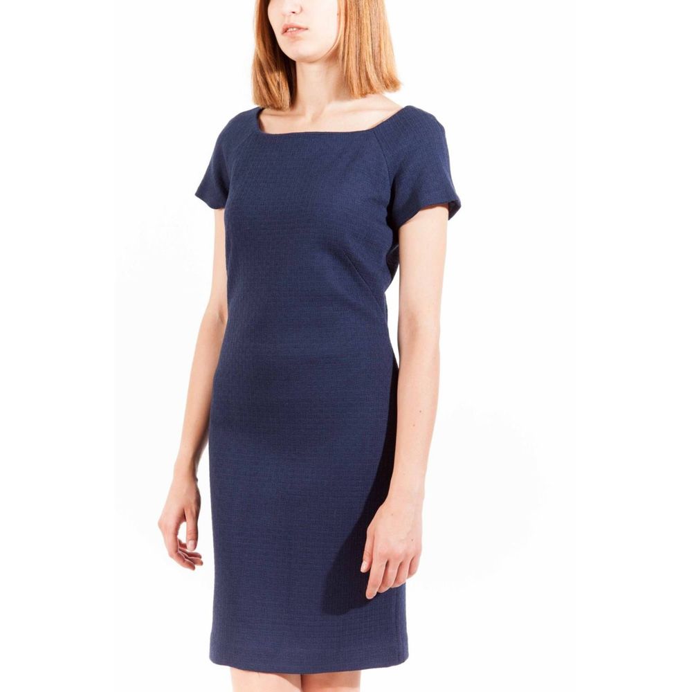 Blue Viscose Dress