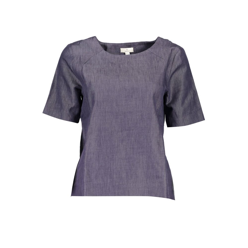 Blue Cotton Tops & T-Shirt