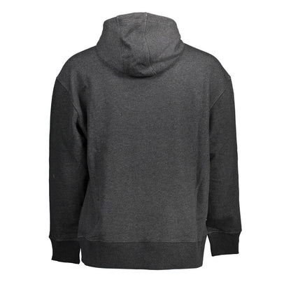 Black Cotton Men Sweater
