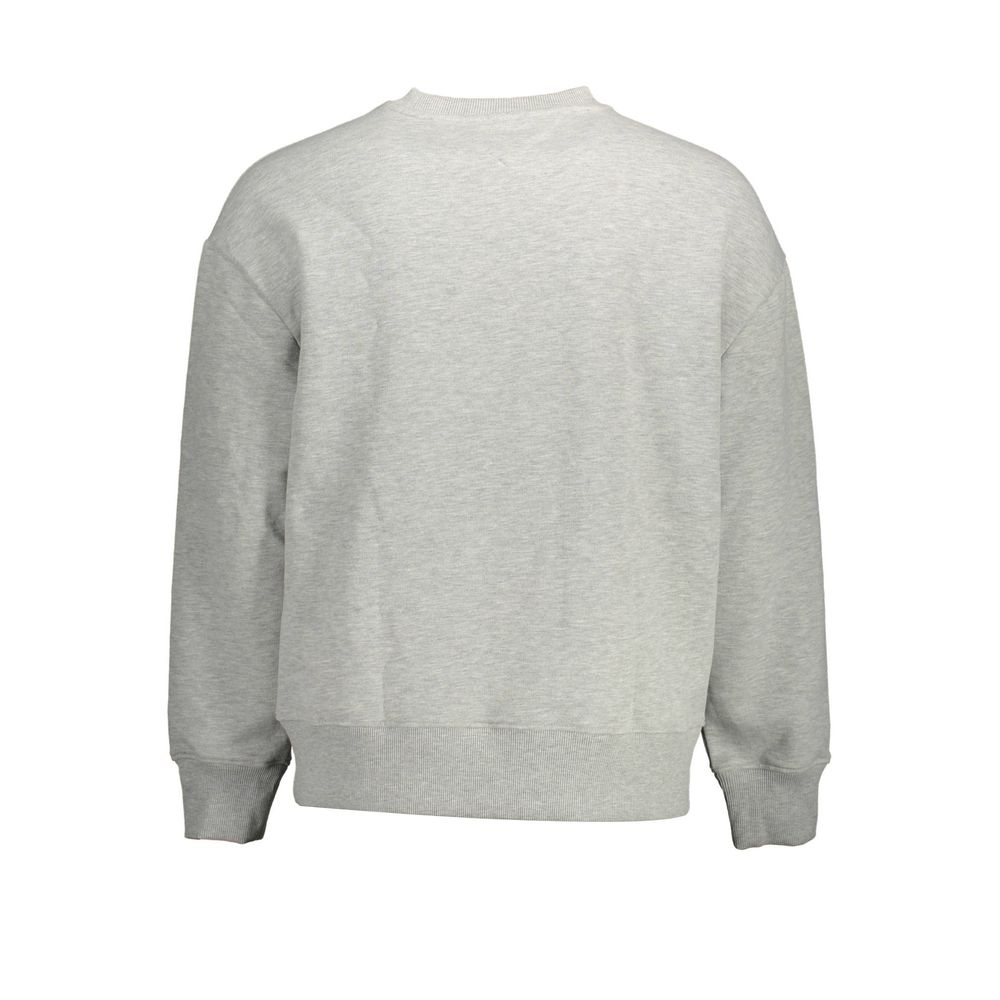 Gray Cotton Men Sweater
