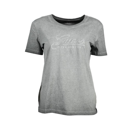 Black Cotton Women T-Shirt